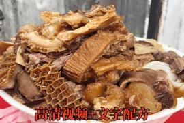 实体店港式五香牛肉牛杂技术