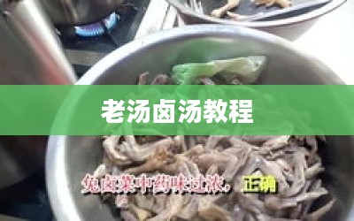 老汤卤汤教程